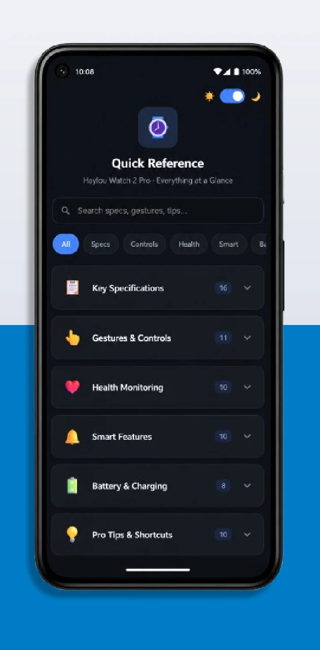 Haylou Watch 2 Pro App Guide screenshot