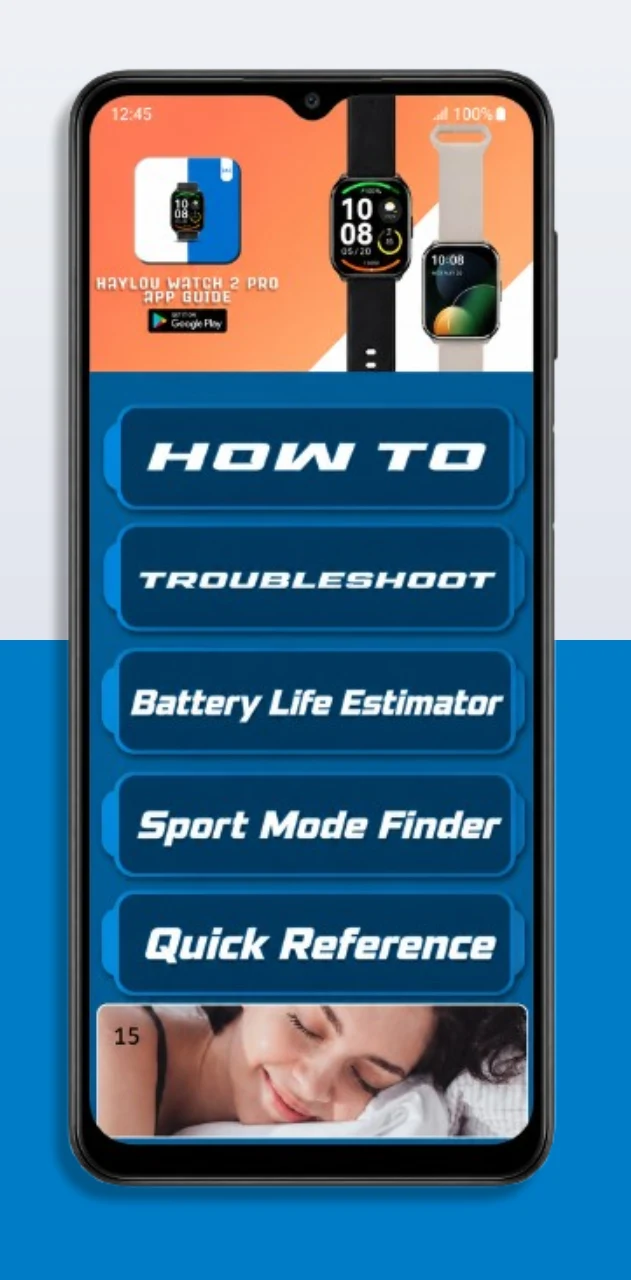 Haylou Watch 2 Pro App Guide screenshot