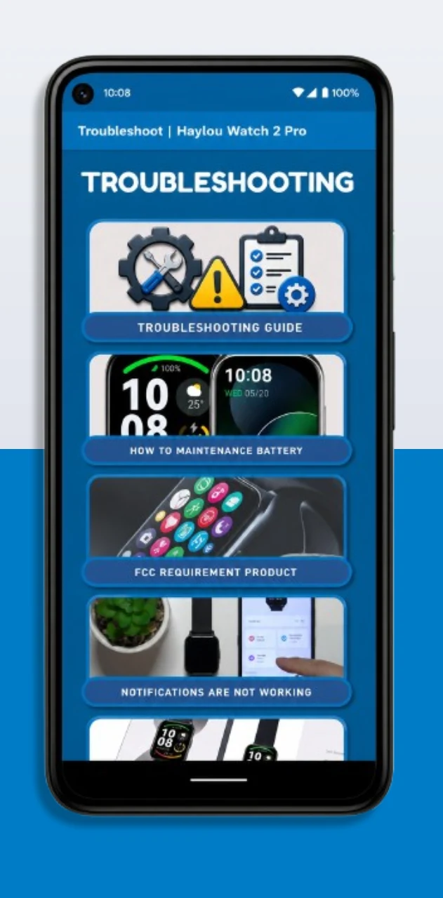 Haylou Watch 2 Pro App Guide screenshot