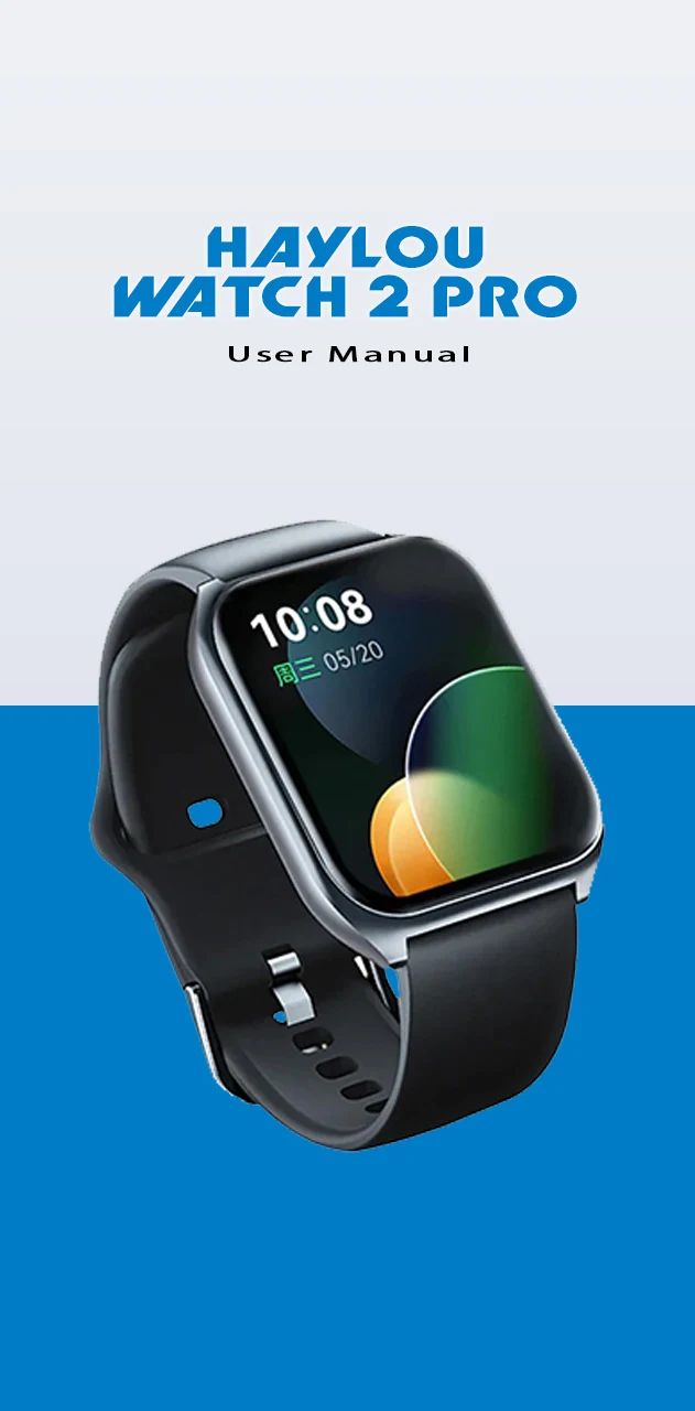 Haylou Watch 2 Pro App Guide screenshot